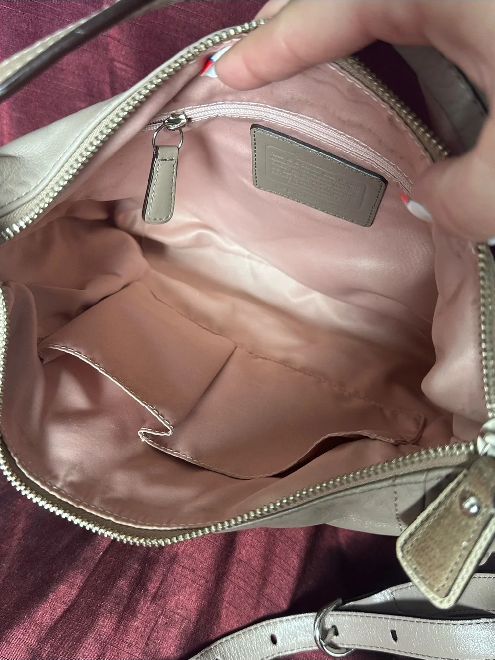 Coach genuine leather